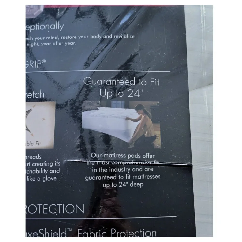 Stearns & Foster 600 Thread Count Covington Plush Mattress Pad Twin Size